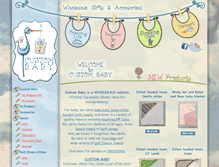 Tablet Screenshot of custombaby.com